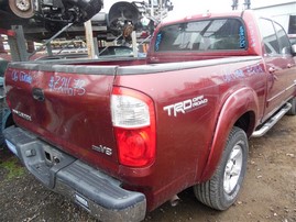 2006 Toyota Tundra SR5 Burgundy Crew Cab 4.7L AT 2WD #Z21673